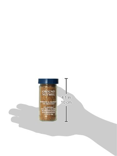 Morton & Bassett Ground Nutmeg, 2.3-Ounce Jars, Pack of 3