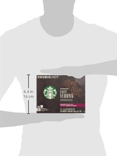 Starbucks K-Cup Coffee Pods, Dark Roast Coffee, Caffè Verona For Keurig Coffee Makers, 100% Arabica, 1 Box (24 Pods)