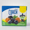 Coach Mixberry Flavored Drink 10 Pack - Mixed Berry Juice Pouches