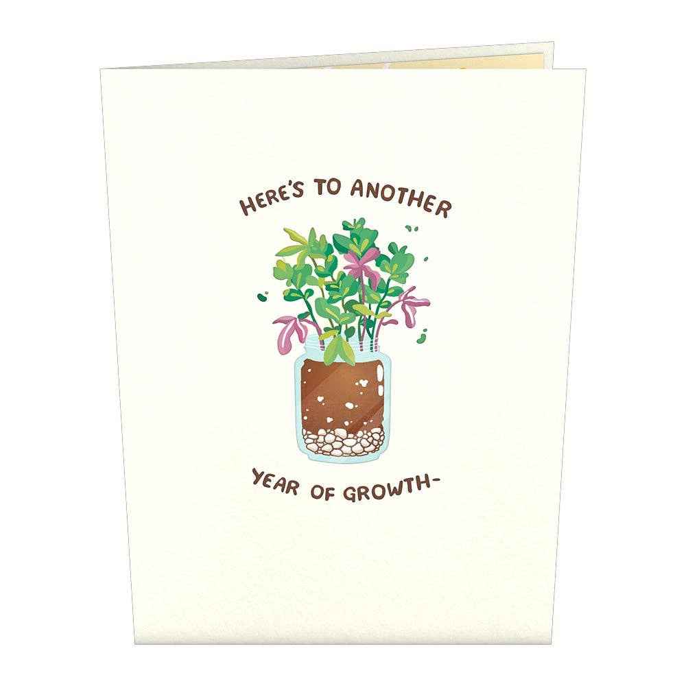 Happy Birthday Plants 5''x7'' Card, Birthday Cards