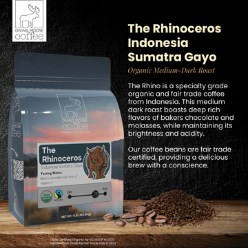 The Rhinoceros - Indonesia Sumatra Gayo Organic Medium-Dark Roast