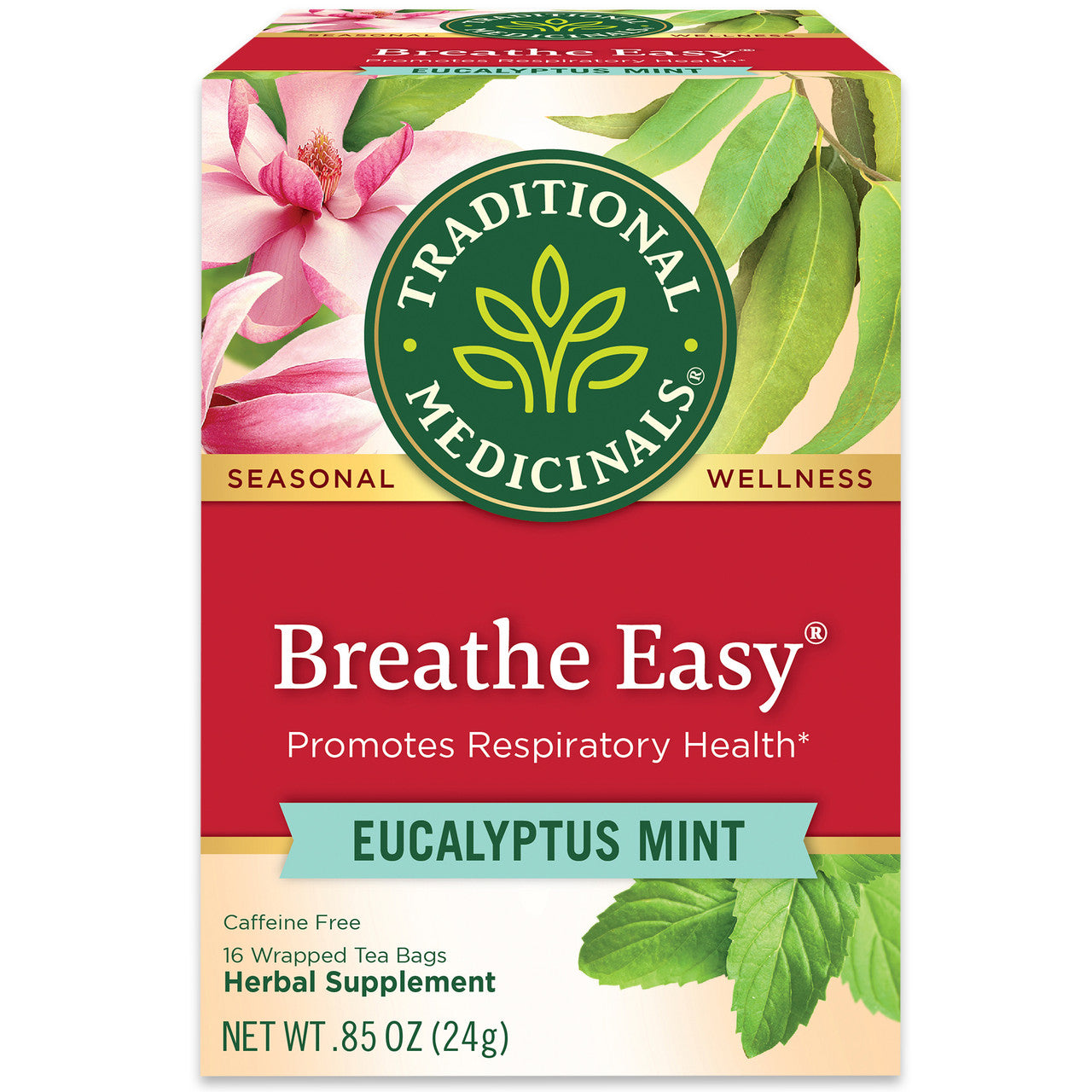 Traditional Medicinals Breathe Easy Herb Tea (6X16 Bag)