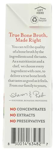 Bonafide Provisions Organic Beef Bone Broth, 16.9 Oz