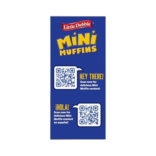 Little Debbie Blueberry Mini Muffins, 5 Pouches, 8.44 OZ Box