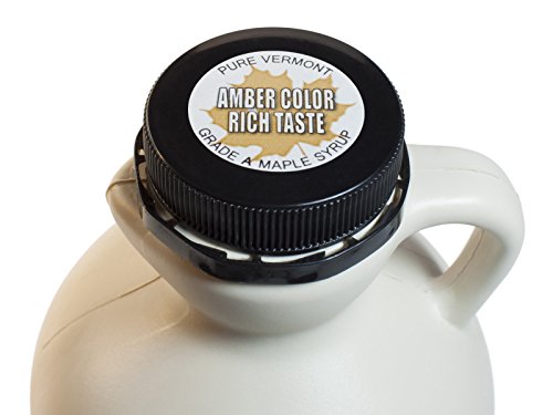 Hidden Springs Maple Organic Vermont Maple Syrup, Grade A Amber Rich, 32 Ounce, 1 Quart, Family Farms, Bpa-Free Jug