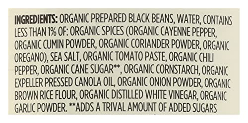 365 by Whole Foods Market Organic Spicy Black Beans, 15 OZ - Pack of 1, High-Quality Vegetarian Option