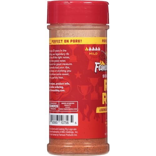 Famous Daves Rib Rub Seasoning, 2 Pack (11 oz total), Perfect for Grilling and Barbecuing, Model B07J32T27Y
