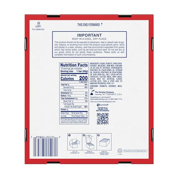 ZAGNUT Crunchy Peanut Butter with Toasted Coconut Candy Bars, 1.51 oz (18 Count)