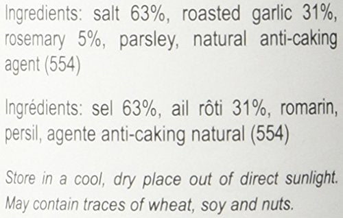 The Gourmet Collection Spice Blends Roasted Garlic, Rosemary & Sea Salt Blend - Rosemary Seasoning Salt for Cooking - Meat, Fish