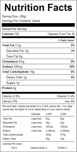 The Bulk-Priced Food Shoppe Garlic Bagel Chips, 24 oz Resealable Zip Lock Stand Up Bag