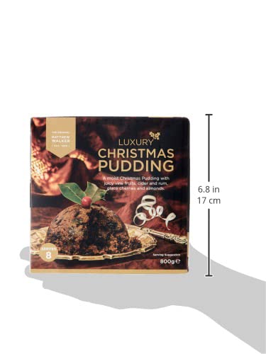 Matthew Walker elegant Christmas Pudding - 28.2 oz (800g) - White - Model 150557