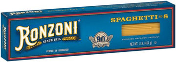 Ronzoni Spaghetti Pasta 16 Oz