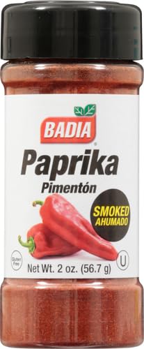 Badia Smoked Paprika - Rich, Smoky Flavor Spice, 2 oz (Pack of 1), All-Natural Seasoning, Model BAD138