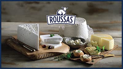 Roussas Greek Feta Cheese, 1 kg (2.2 lb)