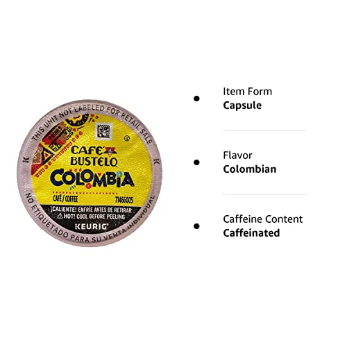 Café Bustelo 100 % Colombian Coffee 48 K Cup Packs (Packaging May Vary)