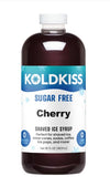 KoldKiss Sugar Free Cherry Shaved Ice, Hawaiian Shaved Ice & Snow Cone Syrup - 16 Fl Oz Pints | Perfect for Parties, Milkshakes,