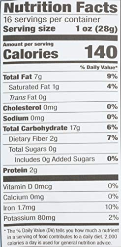 Garden Of Eatin Blue Corn, No Salt Added, Tortilla Chips, 16 Ounce