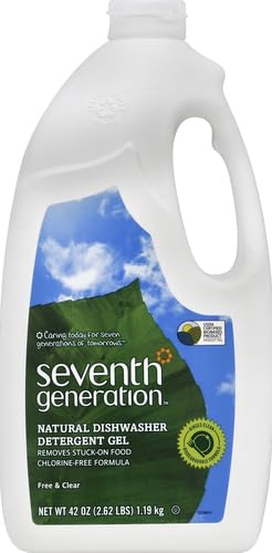 Seventh Generation Free And Clear Automatic Dishwasher Gel, 42 Ounce - 6 Per Case.