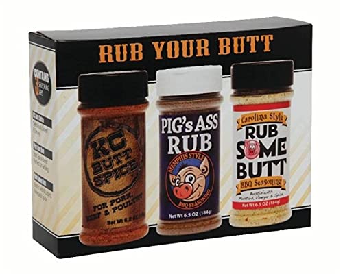 Rub Your Butt Championship Bbq Seasoning Gift Pack