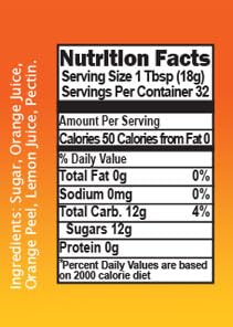 Beachsquatch Orange Marmalade Jam, 20 Ounce Jar - 2 Pack