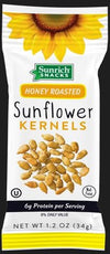 Honey Roasted 150 Individual Travel Snack Packs, Sunrich Snacks, Rich in Vitamin E, Protein, and Fiber, Non-GMO and Kosher, Nut