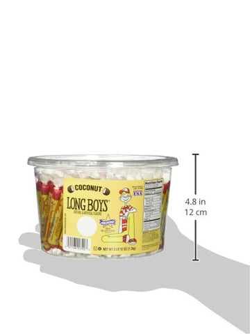 Atkinson Long Boys Coconut Candy In Tub, 44 Ounce