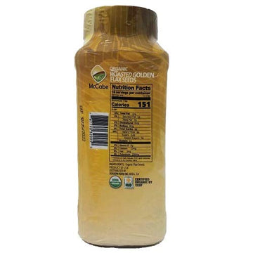 Mccabe Organic Roasted Golden Flax Seeds - Healthy Roasted Flaxseed For Cooking And Baking | Usda And Ccof Certified | Product O