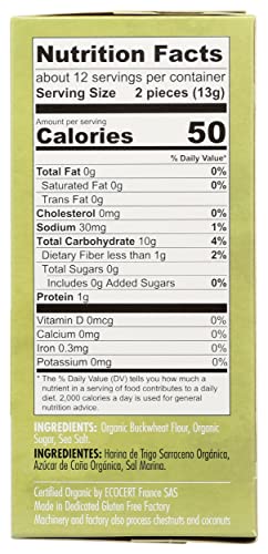 Le Pain Des Fleurs Crispbread, Buckwheat, 5.3 Ounce