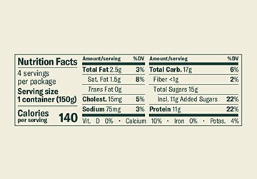 Chobani Low-Fat Greek Yogurt Key Lime Blended 5.3oz 4-pack