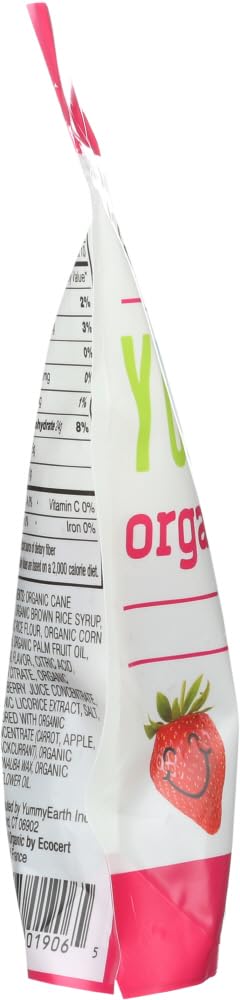 Yumearth Organic Gluten-Free Licorice Strawberry 5 Oz. Bag (Pack Of 2)