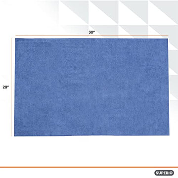 Superio Microfiber Squeegee Towel Extra Large Miracle Cloth 20 X 30 Streak Free Microfiber Floor Cloth-Rag For Cleaning House, K