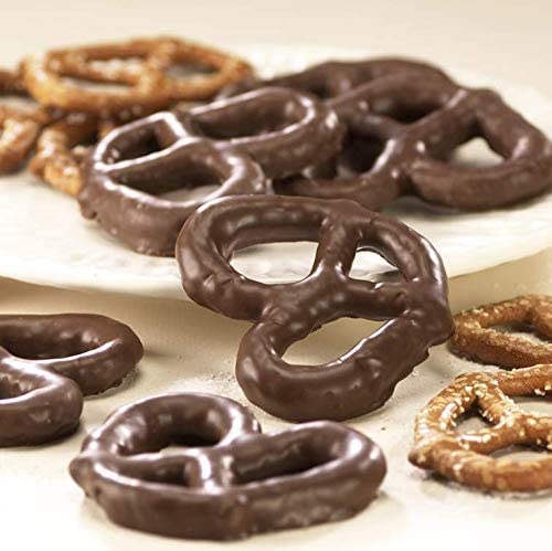Ashers Chocolates Company, Delicious Chocolate Covered Pretzels, 2 Packs of Sweet and Salty Candies, Small Batches of Kosher Ch