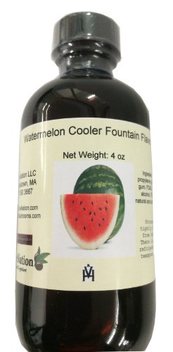 OLIVENATION Watermelon Cooler Flavor Fountain - 8 Ounces - Kosher, Gluten-Free, Sugar-Free, Calorie-Free - Ideal for Smoothies and Drinks