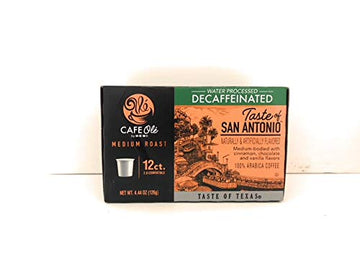 Cafe Olド Cafe Ole Taste Of Texas Decaf Coffee K Cups Gift Assortment, 12Ct. (36 Cups) Houston Blend, Texas Pecan, Taste Of San Antonio