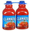 Clamato Original Tomato Cocktail 64 fl oz Bottle 2 Pack - Perfect Mixer for Michelada and Bloody Mary Drinks