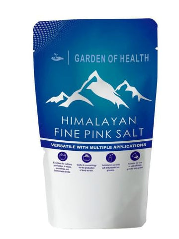 GARDEN OF HEALTH Himalayan Fine Pink Salt, 1 lb, Coarse Salts Pure and Nutrient-Rich, Pack of 1