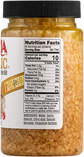 Iberia Minced Garlic with Olive Oil, 8 ounce (pack of 4)