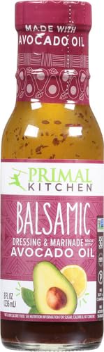 Primal Kitchen Balsamic Vinaigrette & Marinade Salad Dressing made with Avocado Oil, Whole30 Approved, Certified Paleo, and Keto