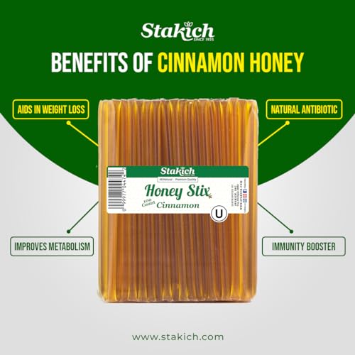 Stakich Cinnamon Honey Stix - 100 Count Pack