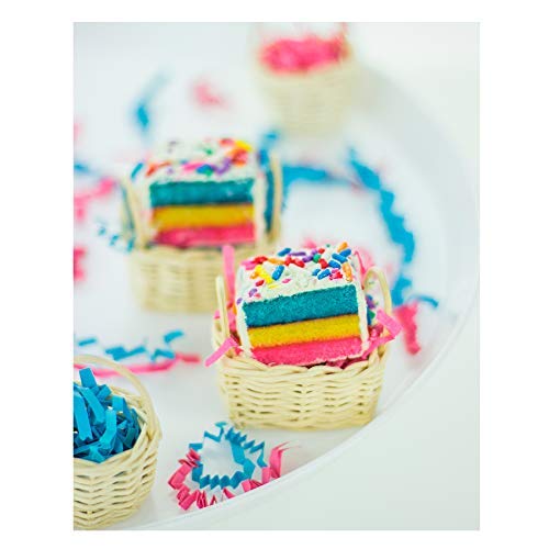 The Original Cakebites By Cookies United, Grab-And-Go Bite-Sized Snack, White Chocolate Italian Rainbow, 4 Pack Of 3 Cake Bites