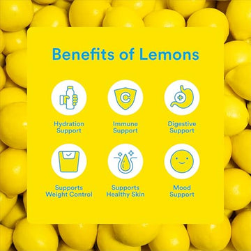Lemon Perfect 4-Flavor Variety Pack, Hydrating Flavored Lemon Water, Zero Sugar, Delicious and Refreshing, Organic, 15.2 fl oz B