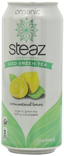 Steaz Bev Tea Iced Grn Lmn Unswt Org