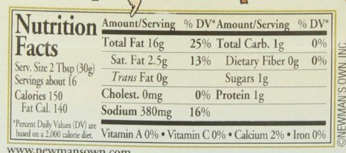 Newman's Own Salad Dressing, Caesar, 16-Ounce Bottles (Pack of 6)