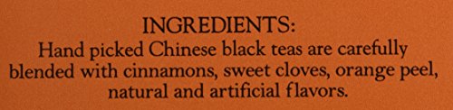 Harney & Sons Caffeinated Hot Cinnamon Sunset Black Tea With Orange And Cloves Tin 20 Sachets (Pack Of 1)