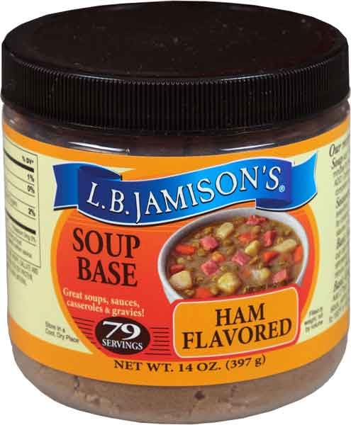 L.B. Jamisons Ham Flavored Soup Base, 2-Pack 14 oz. Jars
