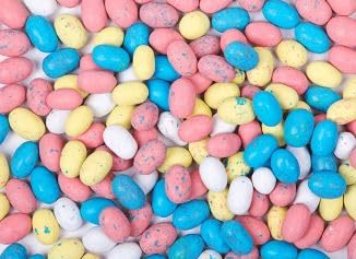 Dubblebubbleeaster Bubble Gum Eggs, Approx 30 Egg Shaped Bubble Gums Assorted Color & Flavor Gum Buble Gum Candy In Bags 4.5 Oz