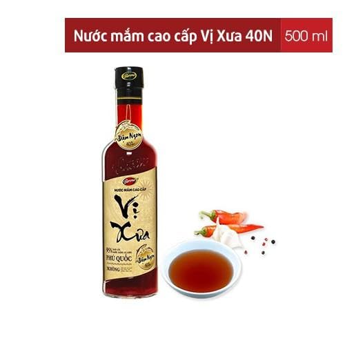 Generic Premium Anchovy Sauce 500ml - Nuoc Mam Ca Com Cao Cap Vi Xua 40N - 1 Pack