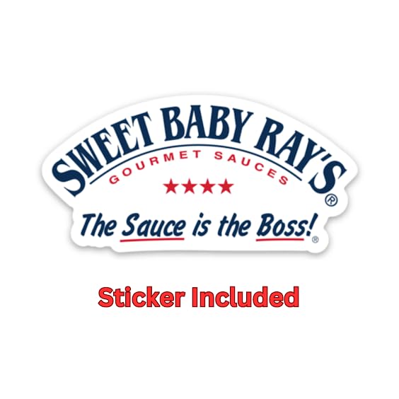 Sweet Baby Rays No Sugar Added Bbq Sauce - Sweet & Spicy Flavor, 18.5 Oz Bottle, Perfect For Grilling And Dipping - Pack Of 3 -