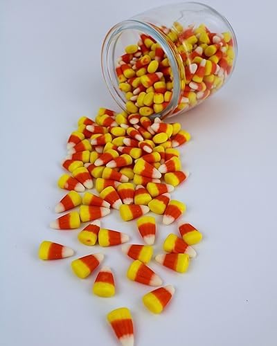 Classic Candied Corn - Bulk Harvest Season Thanksgiving Fall Corn Candy Mix - Made with Real Honey - by Queen City Candy Cave (1 Pound)