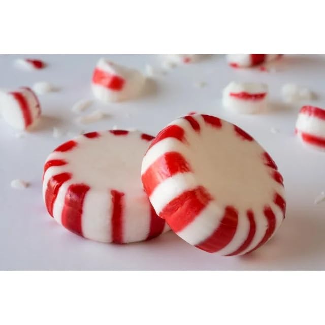 Arcor Starlight Peppermint Candy Bulk - 1 Pound Approx 90 Candies - Bulk Candy Peppermint Mints - Hard Candy Individually Wrappe
